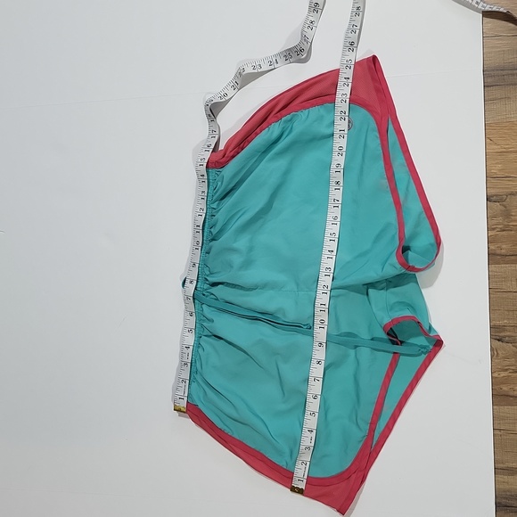 LAUREN JAMES CO Green Pink Dri Fit Athletic Shorts with Lining - Picture 11 of 13